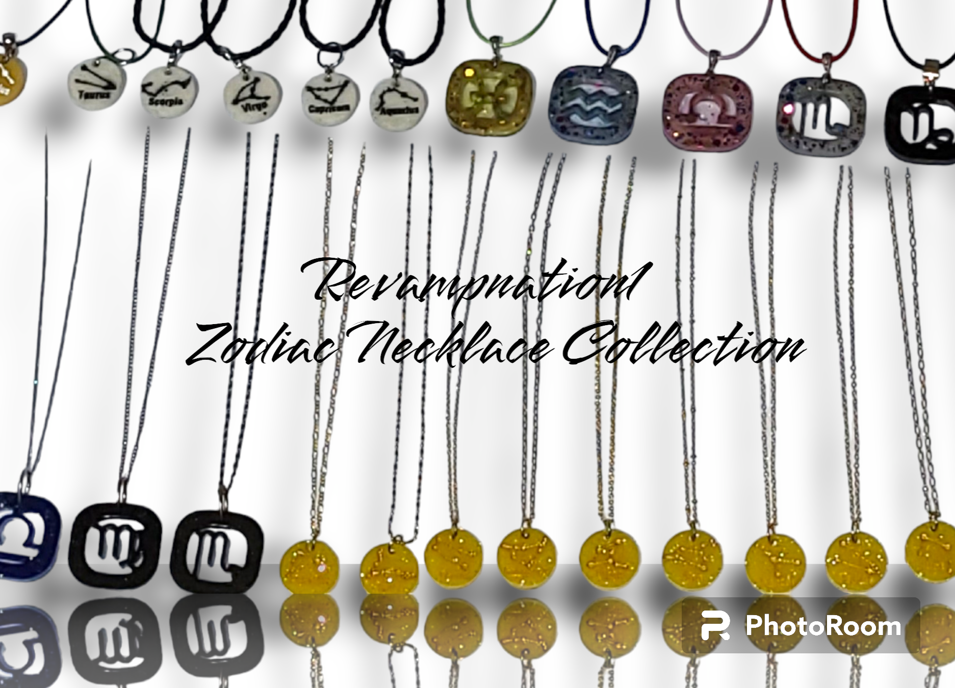 Leather Zodiac Necklace Collection - Revampnation1 LLC