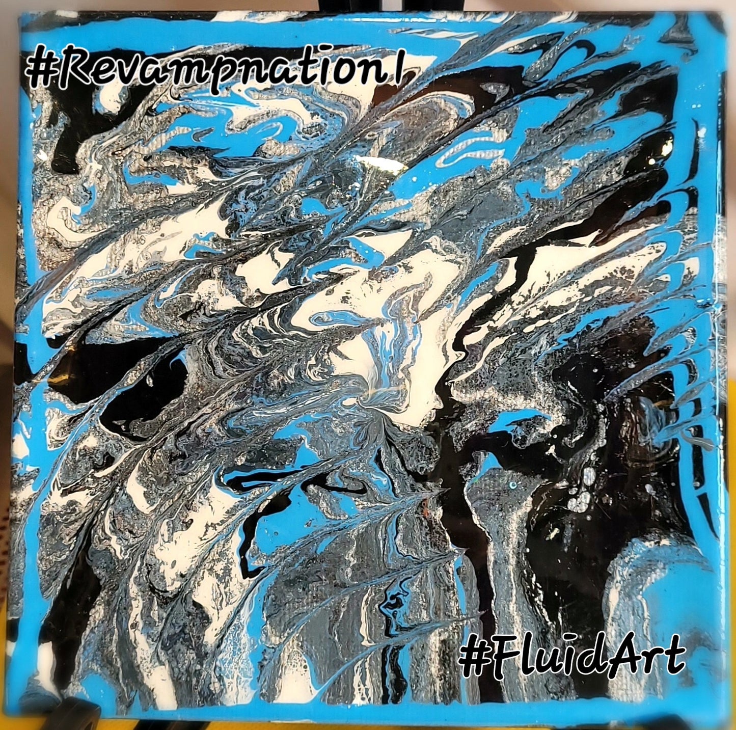 Art Gear Fluid Art Premium Pillow - Revampnation1 LLC