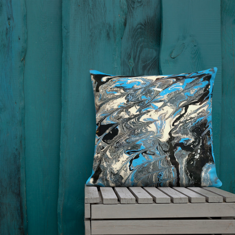 Art Gear Fluid Art Premium Pillow - Revampnation1 LLC