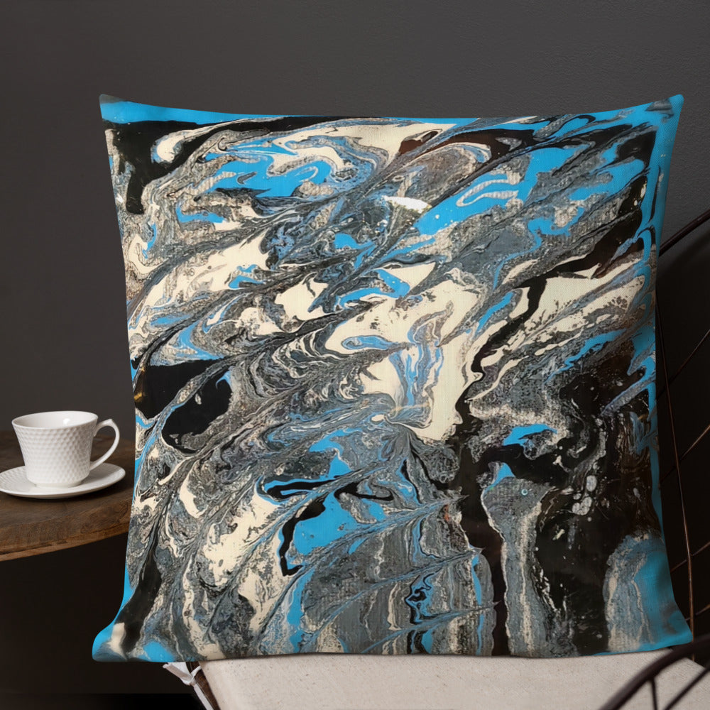 Art Gear Fluid Art Premium Pillow - Revampnation1 LLC