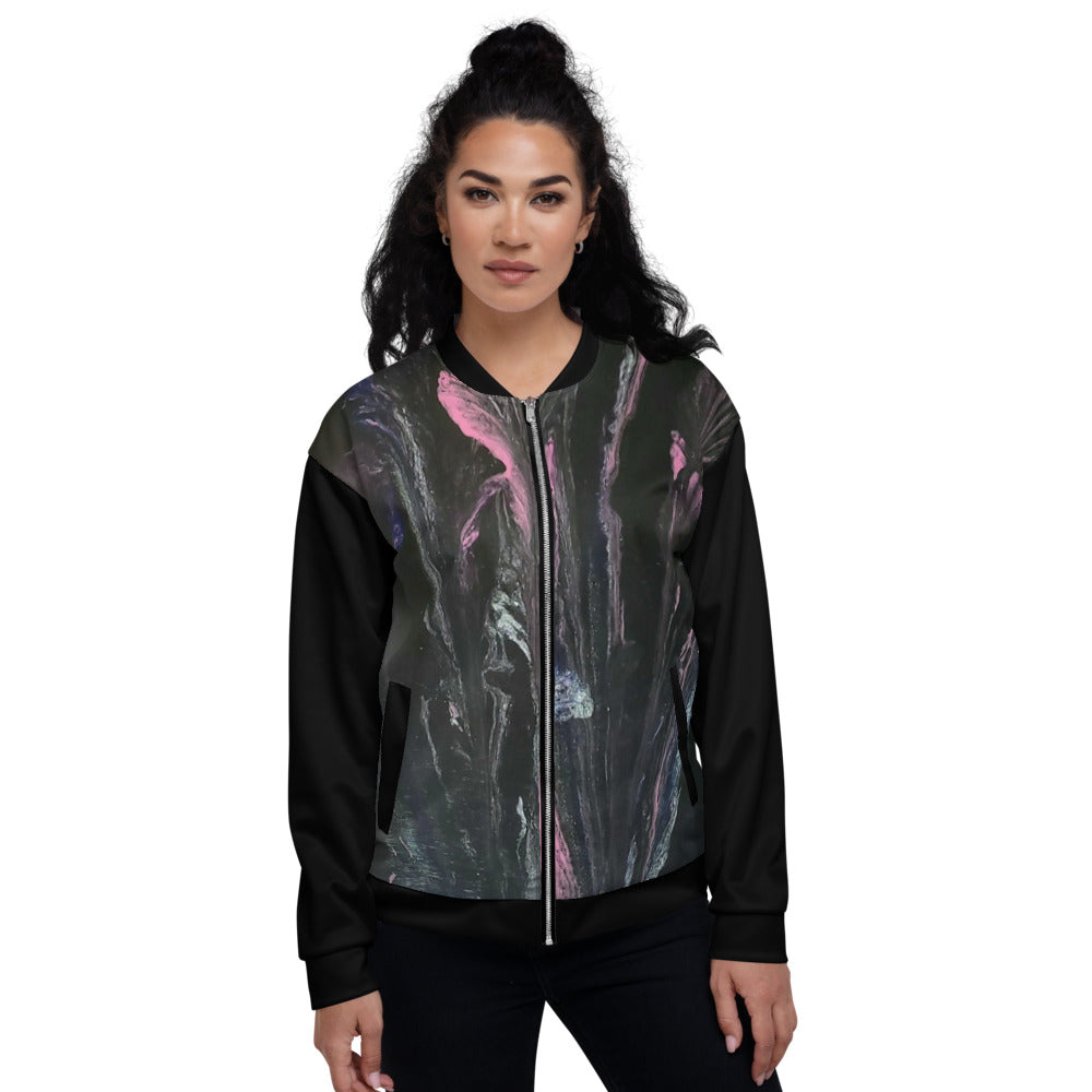 Art Gear Chain Pull Unisex Bomber Jacket - Revampnation1 LLC