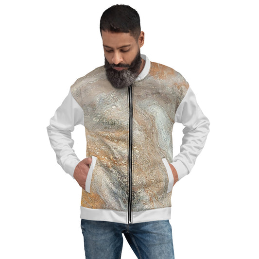 Art Gear Fluid Art Unisex Bomber Jacket - Revampnation1 LLC