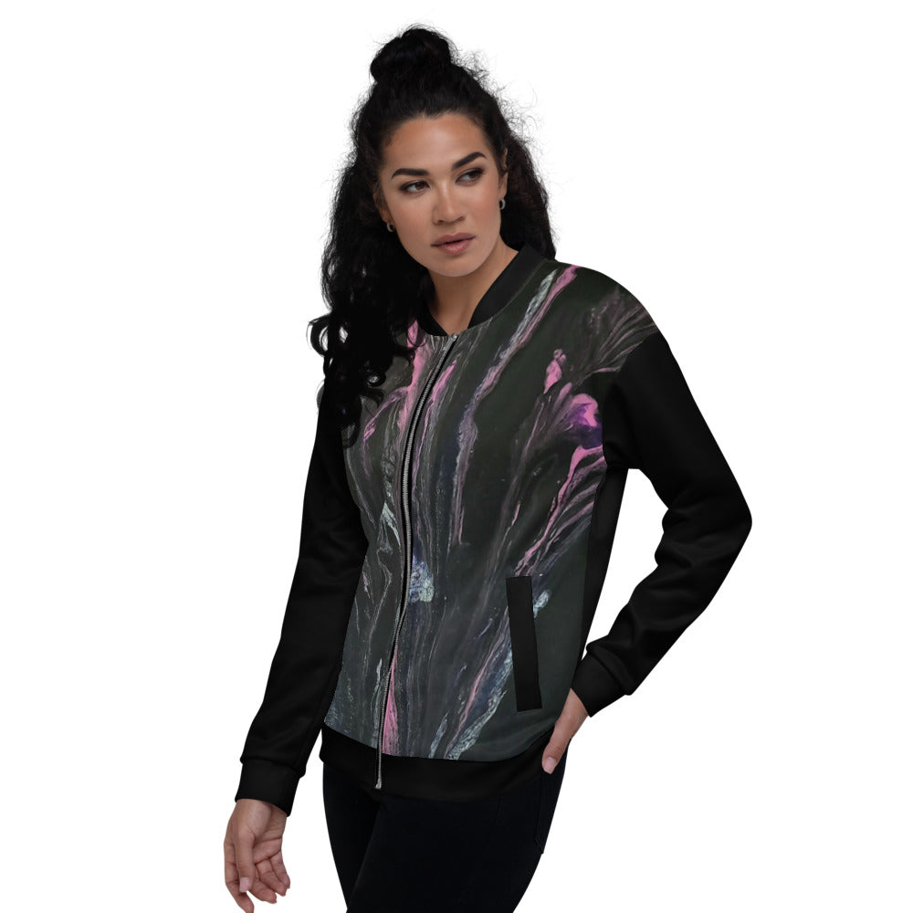 Art Gear Chain Pull Unisex Bomber Jacket - Revampnation1 LLC