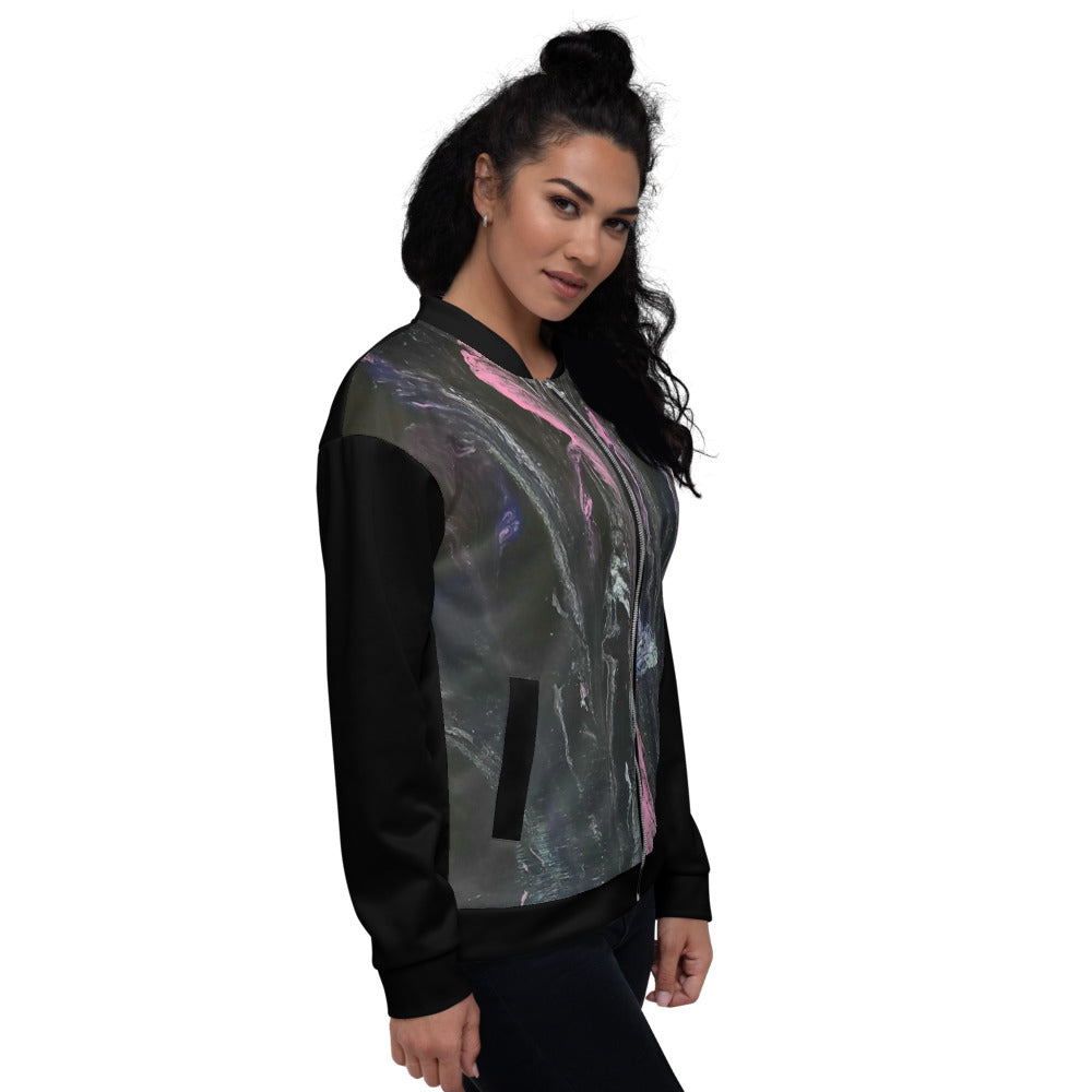 Art Gear Chain Pull Unisex Bomber Jacket - Revampnation1 LLC