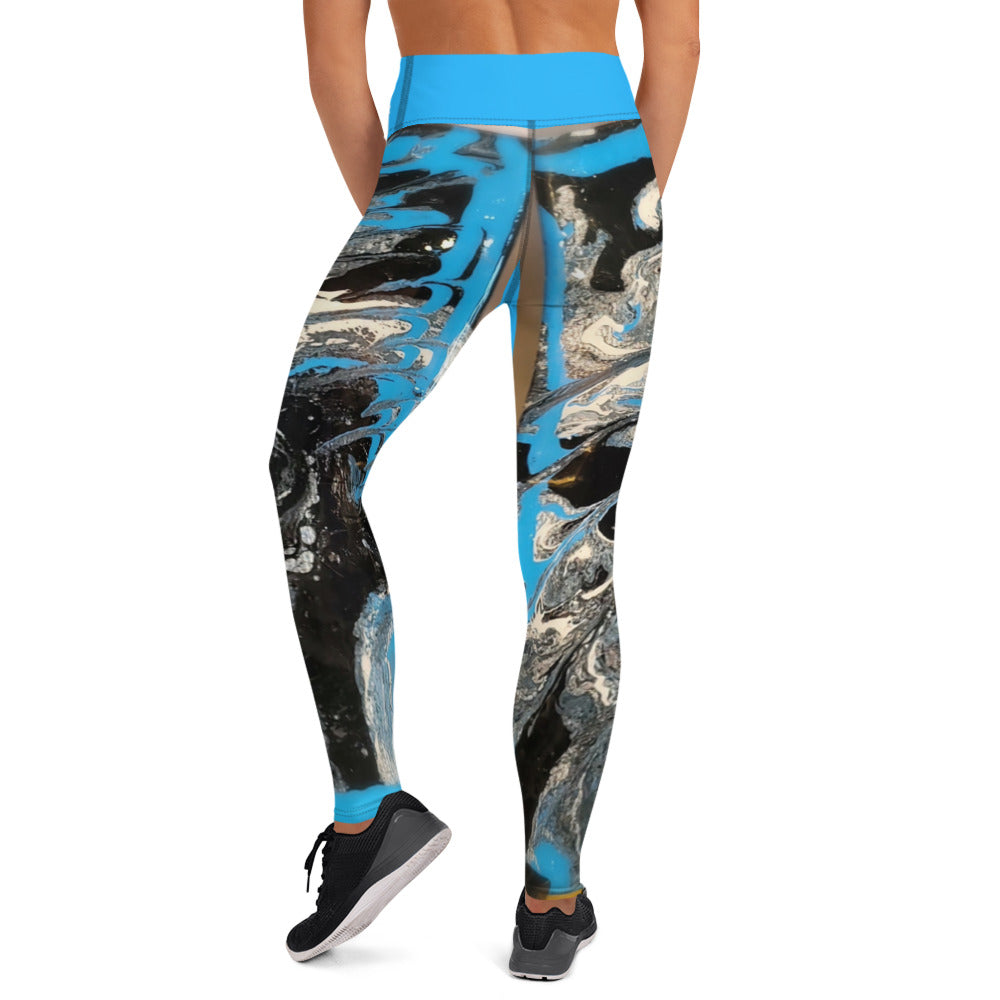 Art Gear Fluid Art Yoga Leggings - Revampnation1 LLC