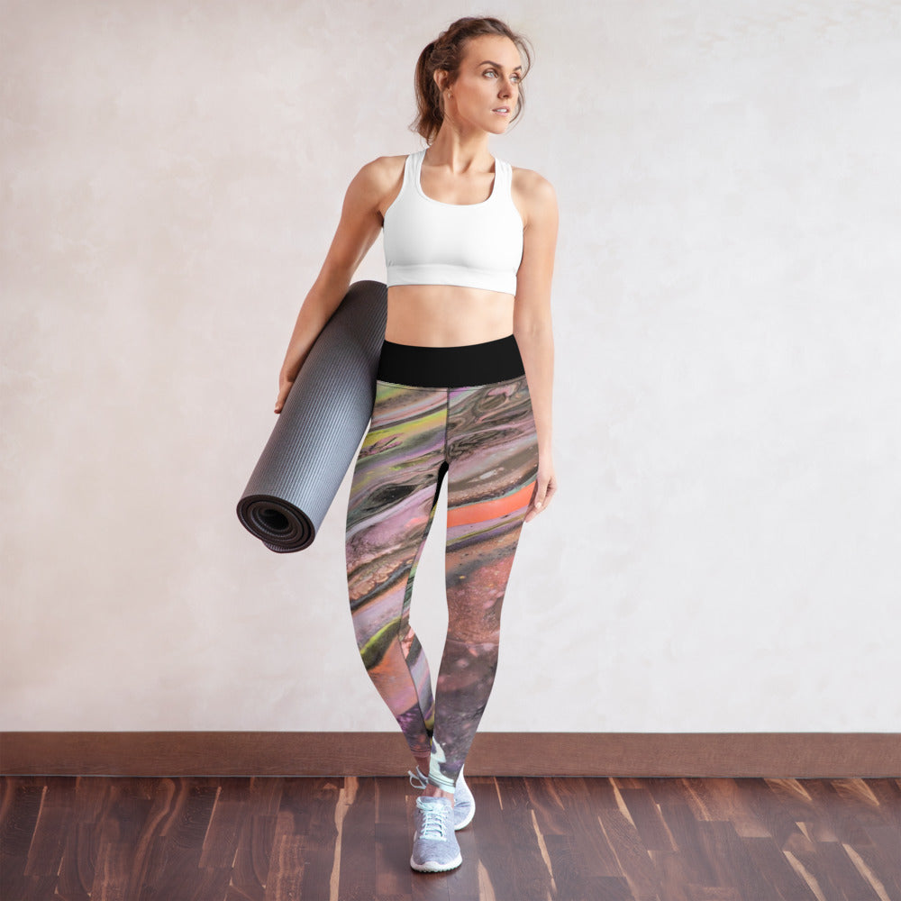 Art Gear Open Cup Yoga Leggings - Revampnation1 LLC