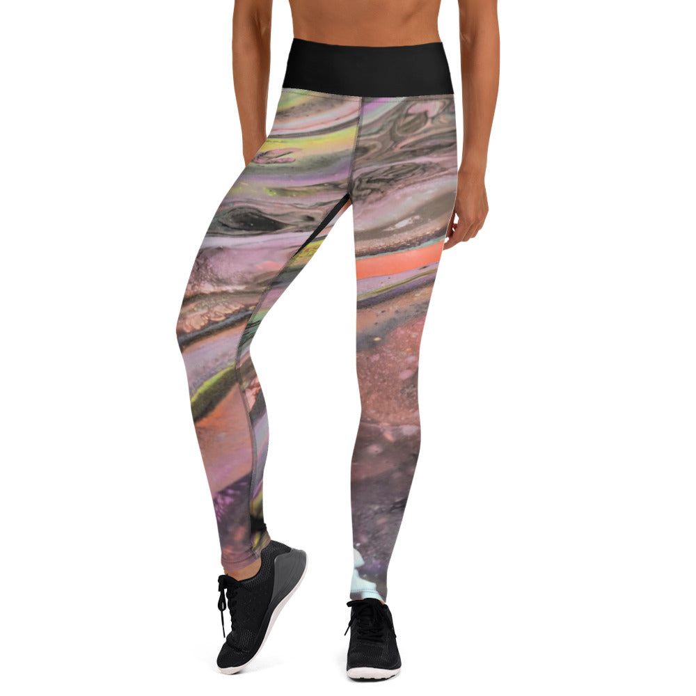 Art Gear Open Cup Yoga Leggings - Revampnation1 LLC