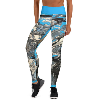 Art Gear Fluid Art Yoga Leggings - Revampnation1 LLC