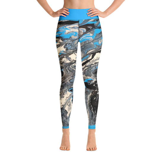 Art Gear Fluid Art Yoga Leggings - Revampnation1 LLC