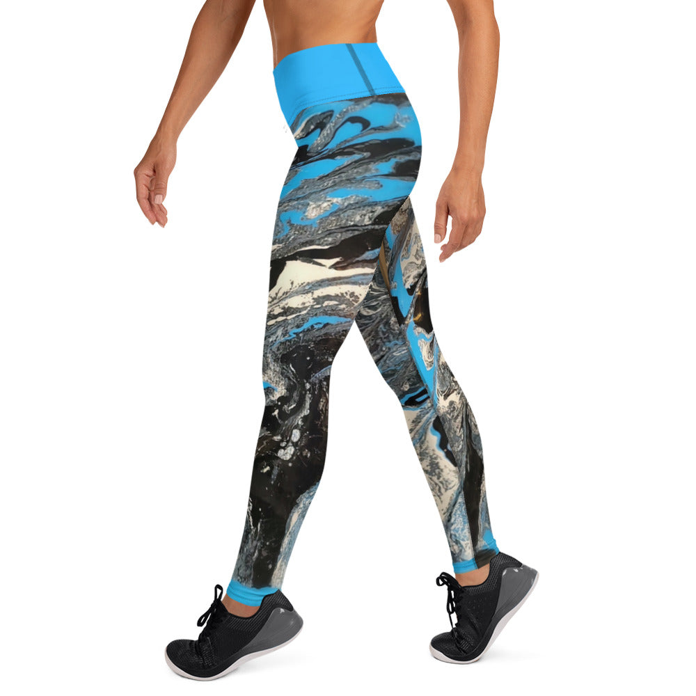 Art Gear Fluid Art Yoga Leggings - Revampnation1 LLC