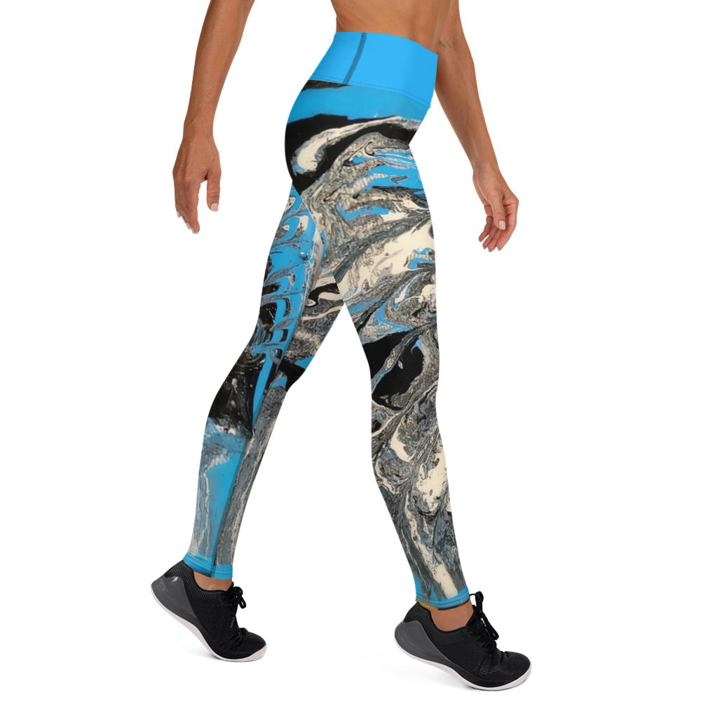 Art Gear Fluid Art Yoga Leggings - Revampnation1 LLC